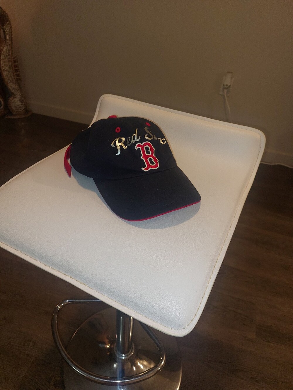 Red Sox Kids Navy Baseball Cap - Red Accent